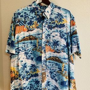 Brooks Brothers Short Sleeve Aloha Shirt